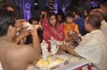 Shilpa Shetty, Raj Kundra at Isckon for janmashtami in Juhu, Mumbai on 17th Aug 2014